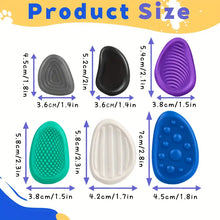 Load image into Gallery viewer, Pack of 6 Silicone Tactile Worry Stones (chewable)