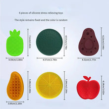 Load image into Gallery viewer, Pack of 6 Silicone Tactile Worry Stones (chewable)