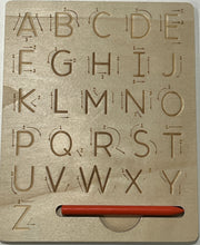 Load image into Gallery viewer, Double Sided Wooden Writing Practice Tracing Board