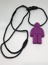 Load image into Gallery viewer, Adjustable Silicone Robot Chew Necklace