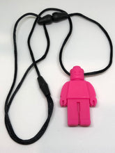 Load image into Gallery viewer, Adjustable Silicone Robot Chew Necklace