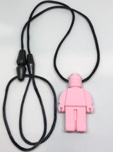 Load image into Gallery viewer, Adjustable Silicone Robot Chew Necklace