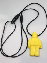 Load image into Gallery viewer, Adjustable Silicone Robot Chew Necklace