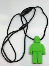 Load image into Gallery viewer, Adjustable Silicone Robot Chew Necklace