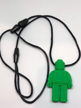 Load image into Gallery viewer, Adjustable Silicone Robot Chew Necklace