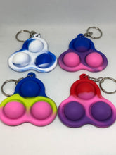 Load image into Gallery viewer, Dimple Pop Keyring - Flexible Silicone Outer
