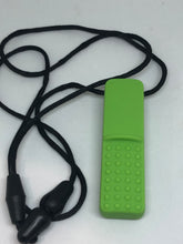 Load image into Gallery viewer, Adjustable Silicone Tactile Chew Necklace