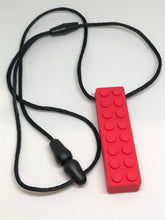 Load image into Gallery viewer, Silicone Brick Chew Necklace