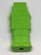 Load image into Gallery viewer, Silicone Robot Pencil Topper Chew