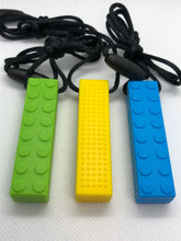 Load image into Gallery viewer, Silicone Brick Chew Necklace