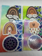 Load image into Gallery viewer, Pack of 4 Tactile Fidget Calming Stickers