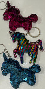 Sequin Keyrings/Bag Charms