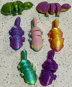 Small 3D Printed Articulated Animal Fidget Toy