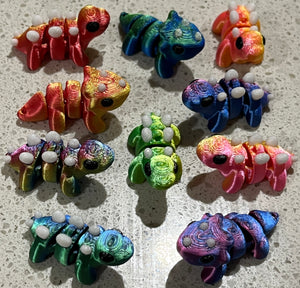 Small 3D Printed Articulated Animal Fidget Toy
