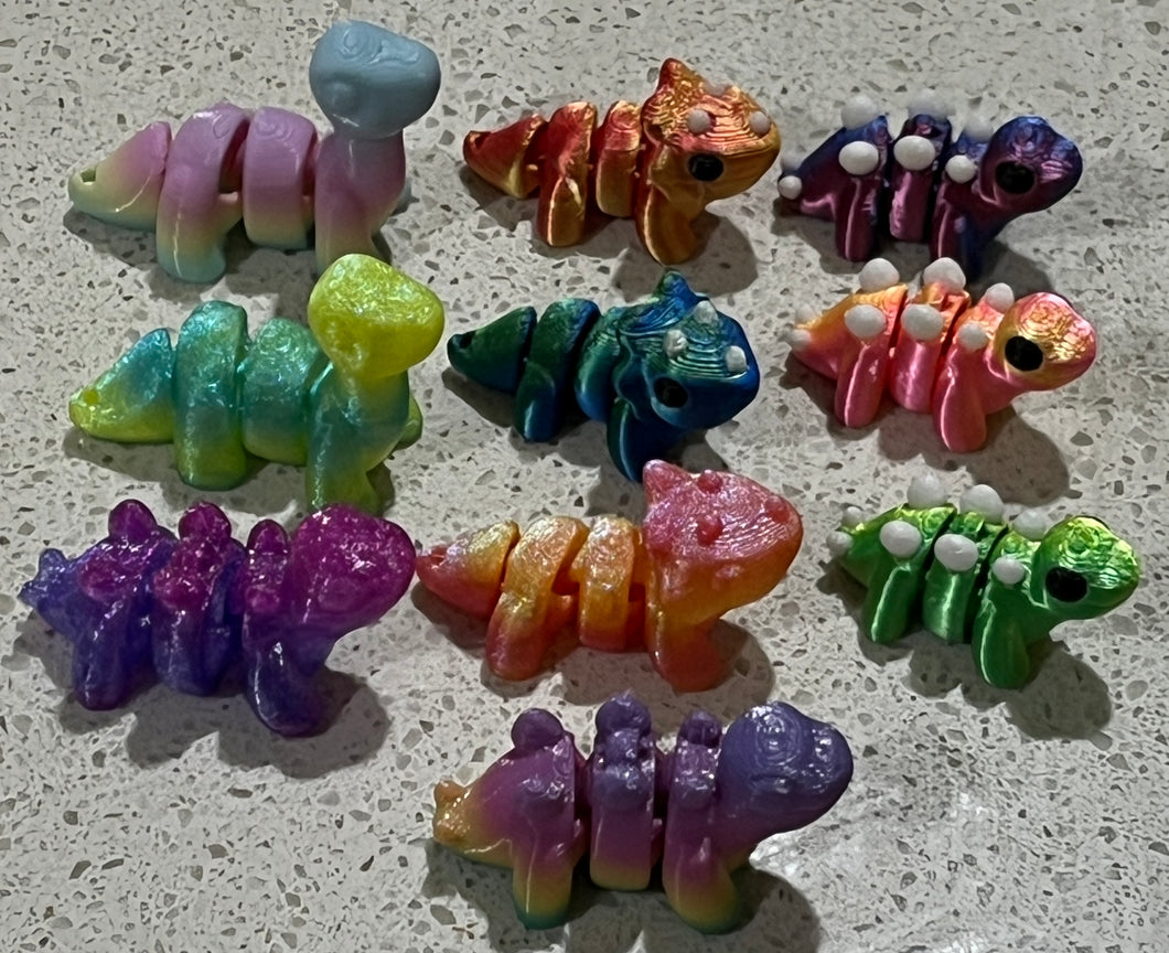 Small 3D Printed Articulated Animal Fidget Toy