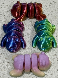 Small 3D Printed Articulated Animal Fidget Toy