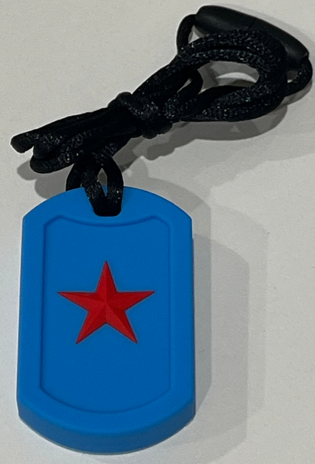 Silicone Dog Tag Chew Necklace
