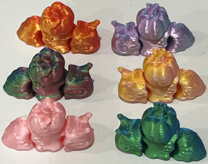 Mini 3D Printed Articulated Animal Fidget Toy