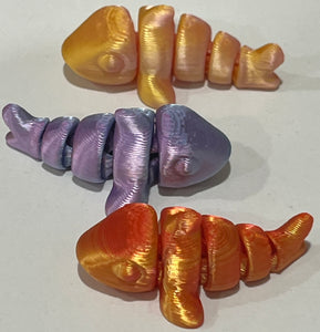 Mini 3D Printed Articulated Animal Fidget Toy