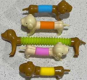 Small Bendable Pop Tube Dog Fidget Toy