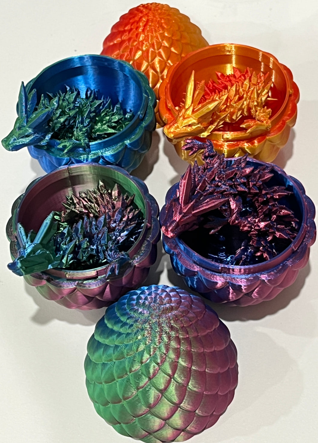 3D Printed Articulated Dragon Fidget Toy