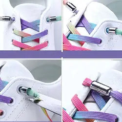 Stretchy Shoelaces with No-tie Converter