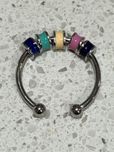 Load image into Gallery viewer, Anxiety Fidget Bead Ring - Rainbow
