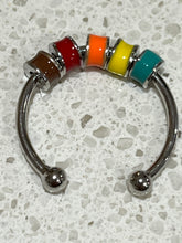 Load image into Gallery viewer, Anxiety Fidget Bead Ring - Rainbow
