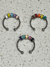 Load image into Gallery viewer, Anxiety Fidget Bead Ring - Rainbow
