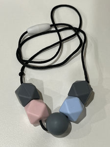 Assorted Silicone Bead Chew / Teething Necklaces