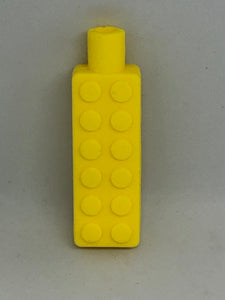 Silicone Brick Pencil Topper Chew