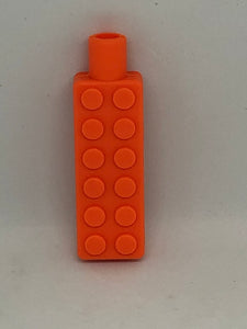 Silicone Brick Pencil Topper Chew