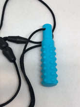 Load image into Gallery viewer, Adjustable Silicone Tactile Baton Chew Necklace
