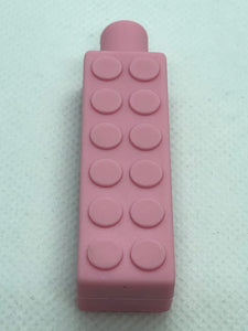 Silicone Brick Pencil Topper Chew