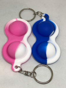 Dimple Pop Keyring - Flexible Silicone Outer