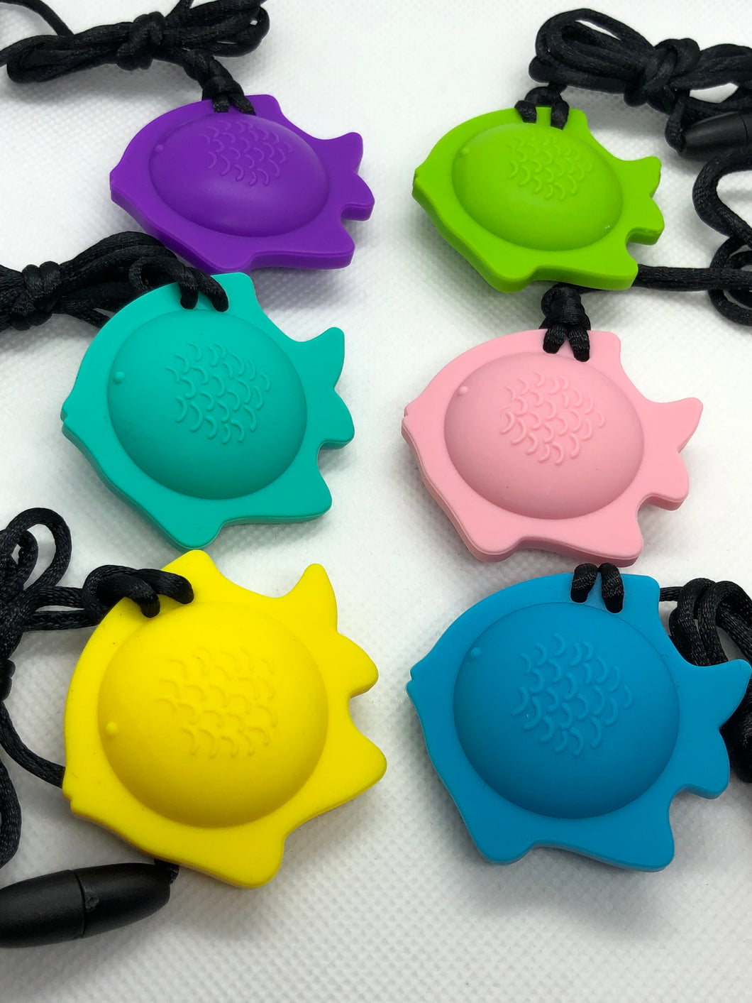 Silicone Fish Chew Necklace