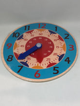 Load image into Gallery viewer, Wooden Time Teaching Clock
