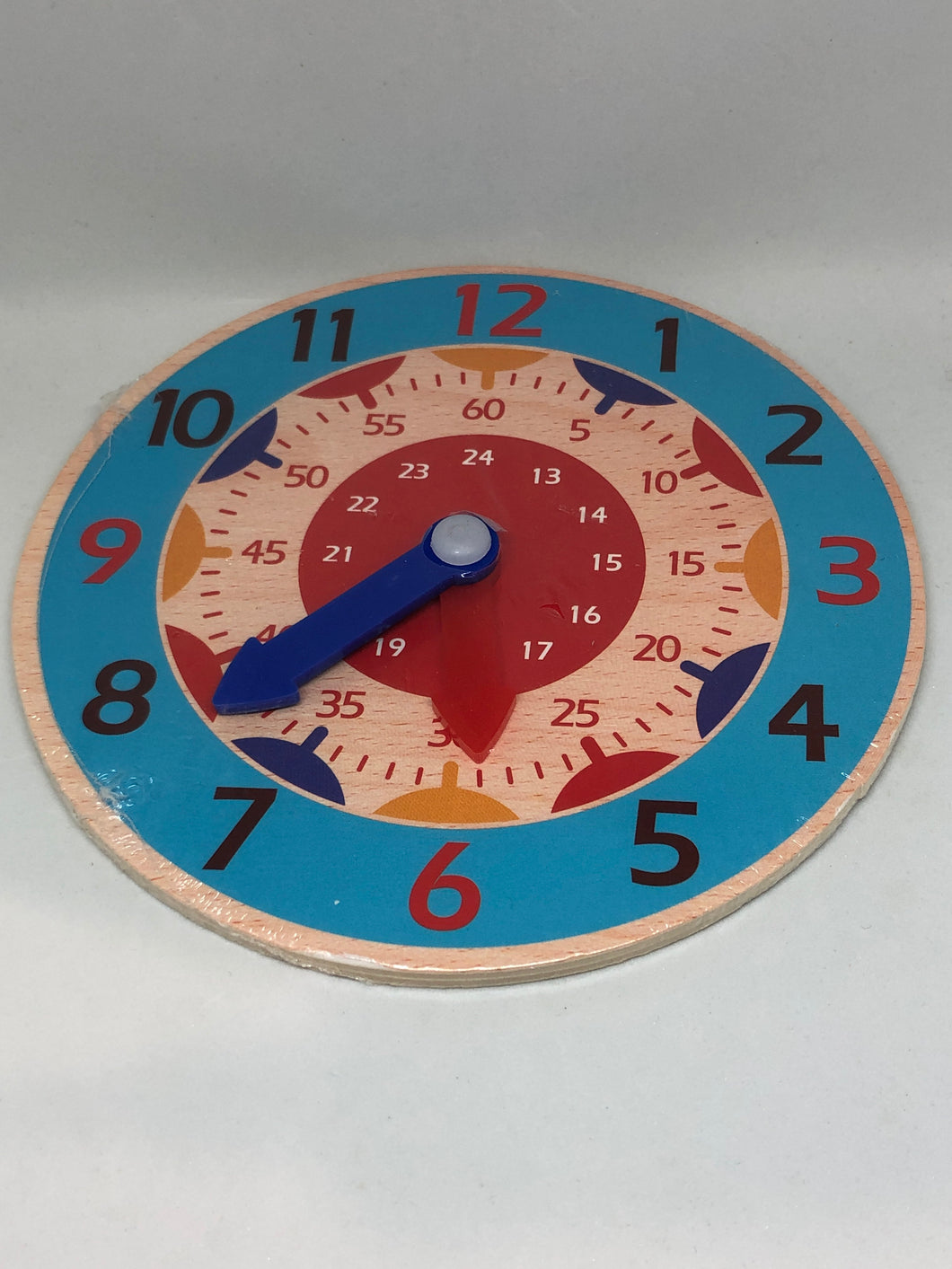 Wooden Time Teaching Clock