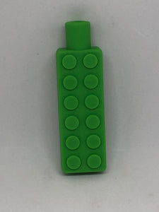 Silicone Brick Pencil Topper Chew