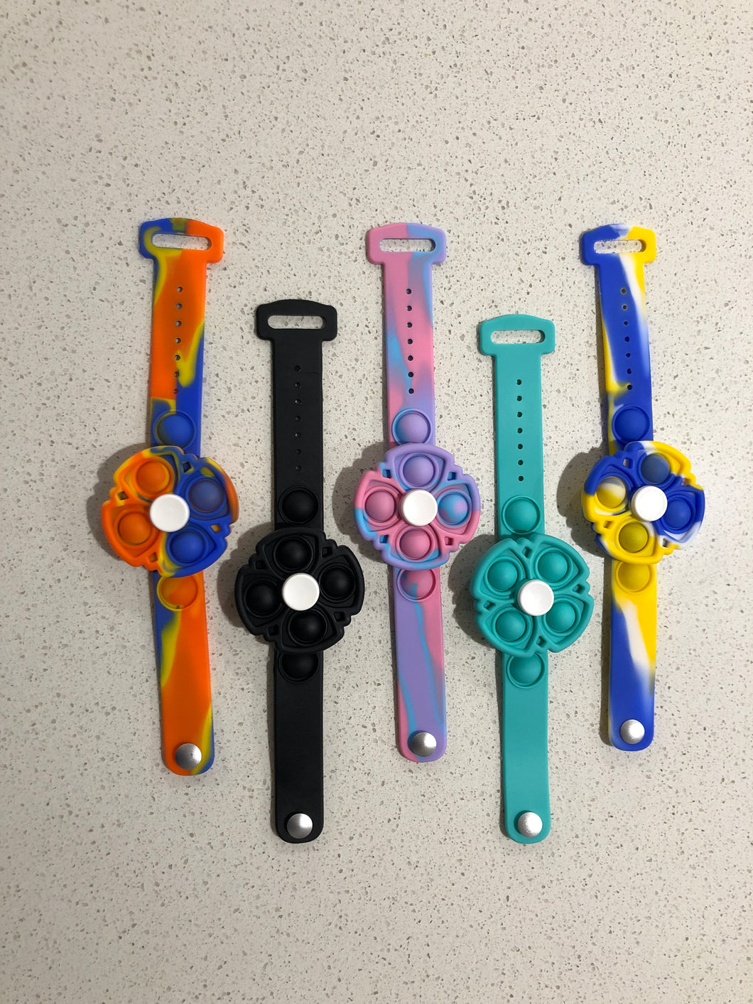 Pop-it Fidget Spinner Bracelet