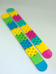 Spiky Tactile Slap Band Bracelets