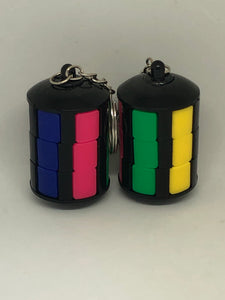 Mini Slide Puzzle Column Keyring