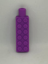 Load image into Gallery viewer, Silicone Brick Pencil Topper Chew
