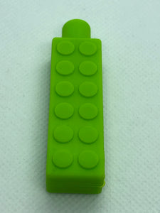 Silicone Brick Pencil Topper Chew