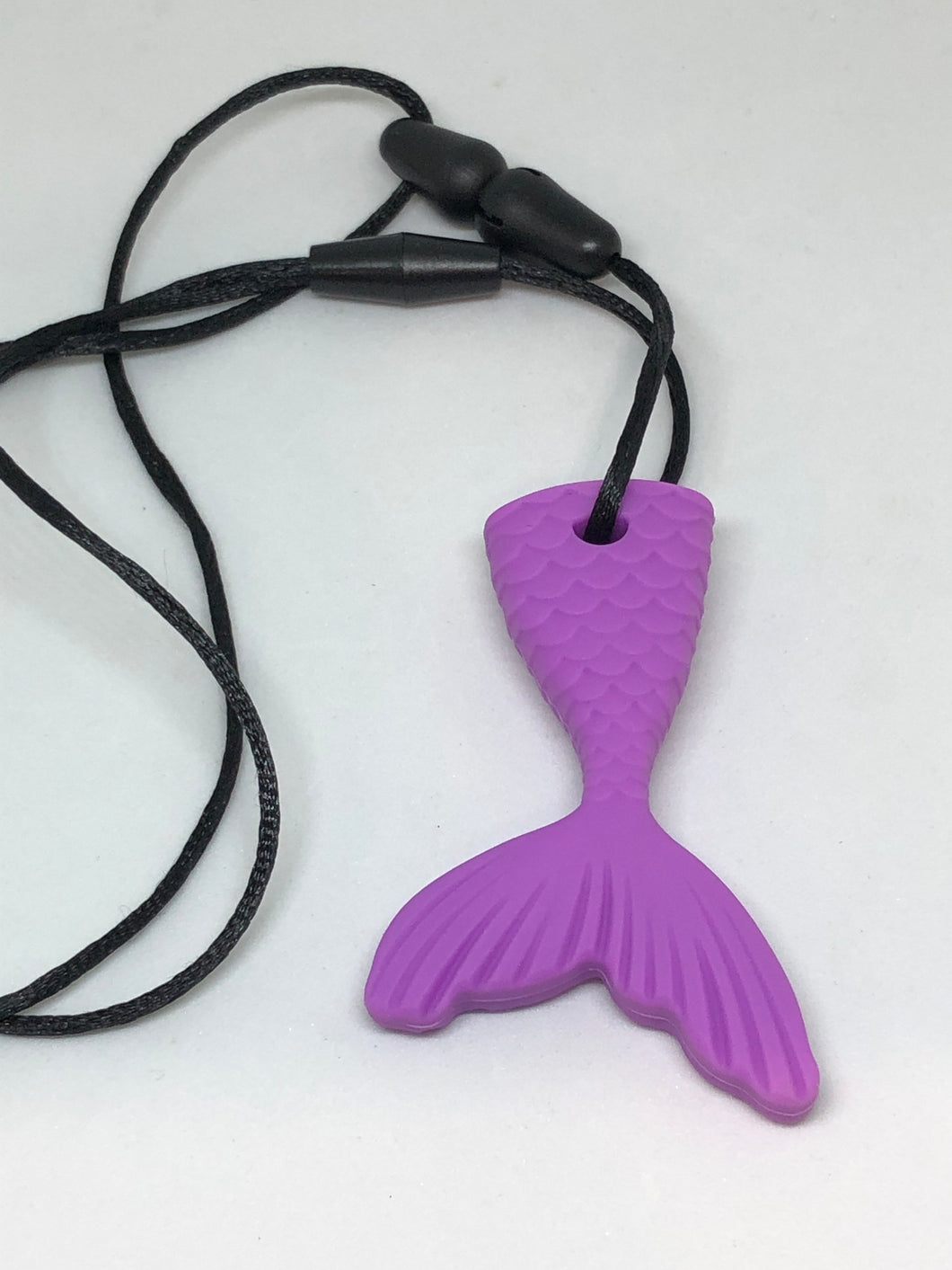 Adjustable Silicone Mermaid Chew Necklace