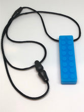 Load image into Gallery viewer, Silicone Brick Chew Necklace
