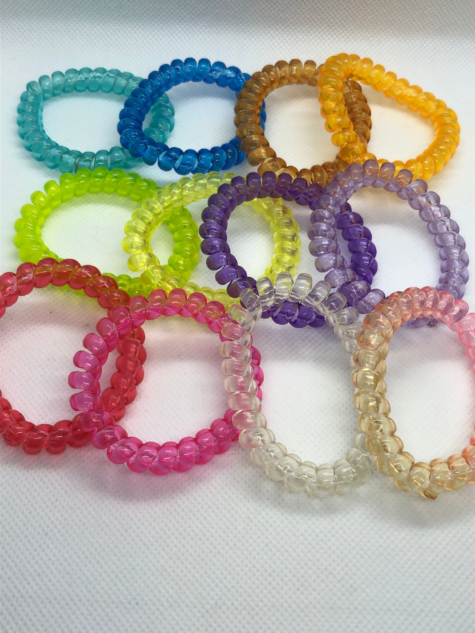 Rubber hot sale coil bracelets